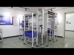 сборка промышленных рабочих стульев с помощью алюминиевой тонкой трубы