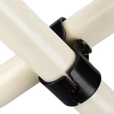 Hot Sale HJ-6 Connector For 28mm Iron Metal Lean Pipe Connector For Rack System