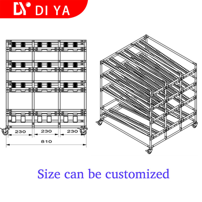 Industrial Lean Pipe Racking System Shelf