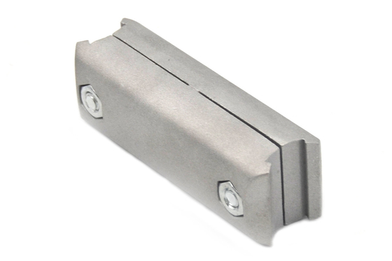 Sandblasting Metal Pipe Joints ADC12 Pipe Connectors Aluminum Tube Fittings