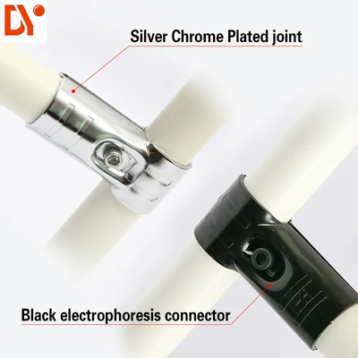 28mm Colorful PE/ABS Coated Lean Tube With Connector For Flexible Assembly Worktable