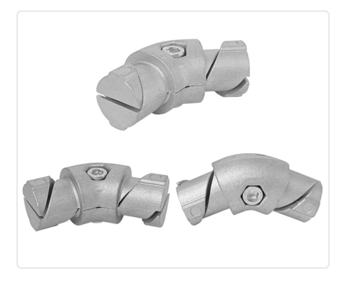 Aluminum Lean Tube Material Connection 135 ° Internal Joint Aluminum Tube Support Bracket Fixing Component