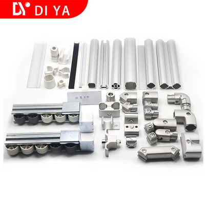Hight Quality Aluminum Tube Connectors Joint For Lean Rack Pipe Fittings System