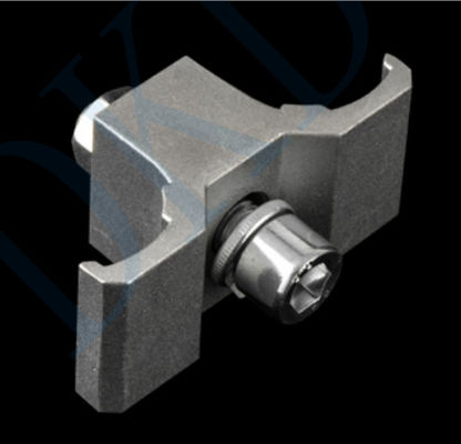 DYE28-02 Castor Wheel Mounting Base Wheel Support Bracket For Lean Rack System