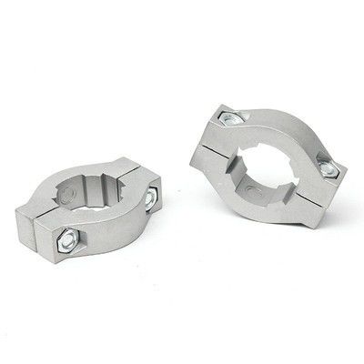 6005 T6 Aluminum Tube Fittings Lean Pipe Slider Horizontal Located Ring Slider Fixed Positioner
