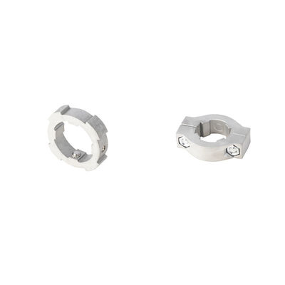6005 T6 Aluminum Tube Fittings Lean Pipe Slider Horizontal Located Ring Slider Fixed Positioner
