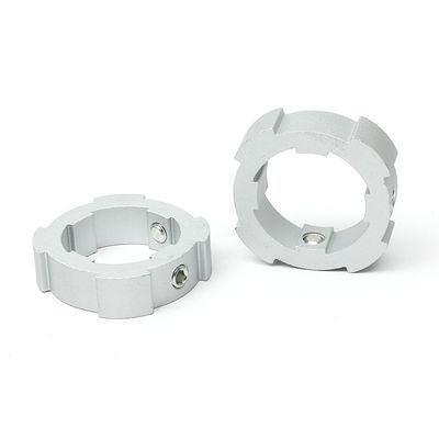 6005 T6 Aluminum Tube Fittings Lean Pipe Slider Horizontal Located Ring Slider Fixed Positioner