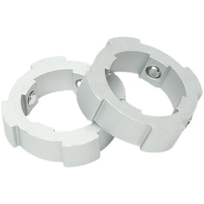 6005 T6 Aluminum Tube Fittings Lean Pipe Slider Horizontal Located Ring Slider Fixed Positioner