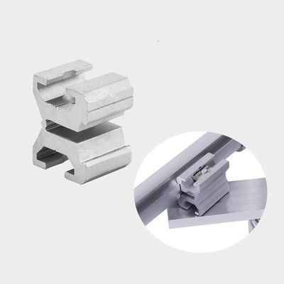 Third Generation Aluminum Lean Tube Joint Elastic Connector for Frame Board Fixing / Fittings Installation