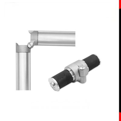 OD 28mm Lean Pipe Connector Double Tube Movable Joint Hinge Joint for Workbench