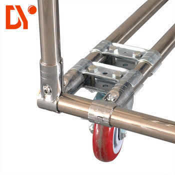 Decorative Pipe Racking System Anti Corrosion Cold Pressing / Rolling