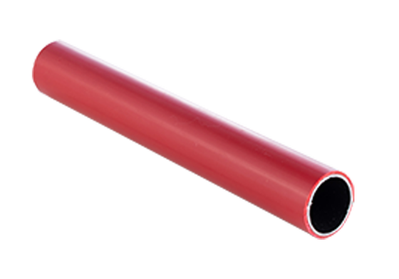 OD28mm Пластиковая краснопокрытая труба для полки, трубной рабочей скамьи, промышленных троллейбусов