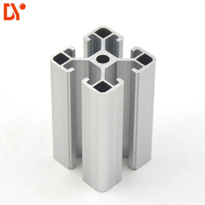 6063 Slot Aluminium Extrusion Silver Tools Surface Series Temper Square Weight Material